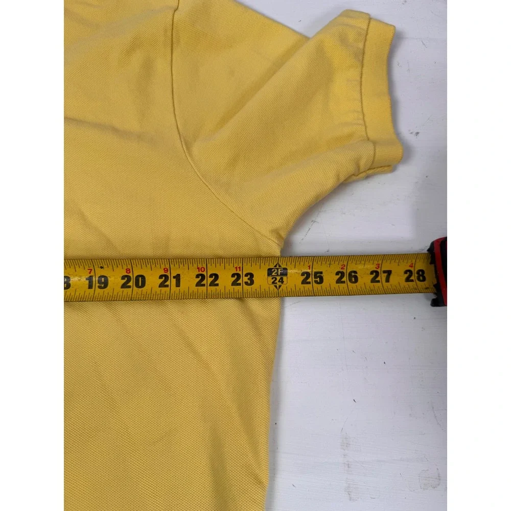 Polo Ralph Lauren Mens Yellow Teddy Bear‎ Flag Short Sleeve XL Polo Shirt RL 14
